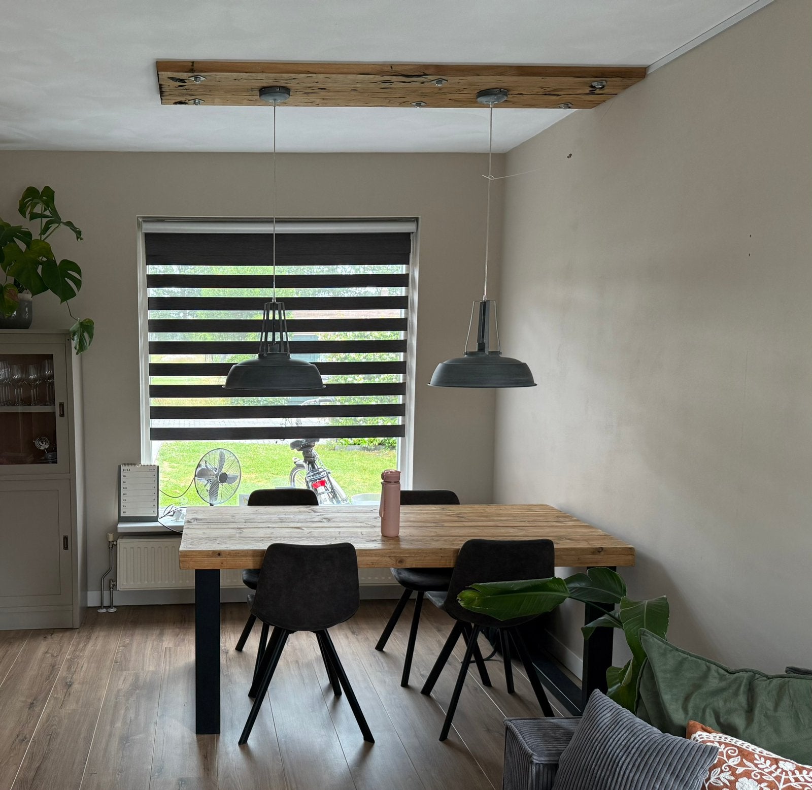 2x Chericoni industriële hanglamp – verzinkt metaal, Ophalen, Metaal