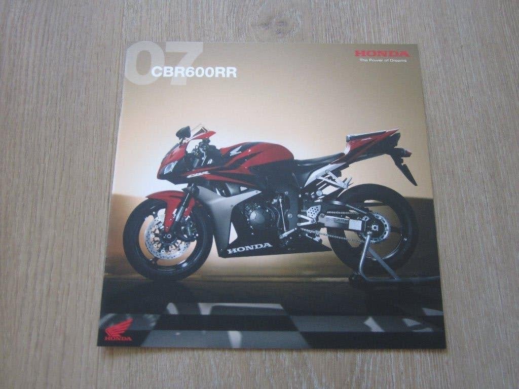 Honda CBR 600 RR brochure folder 2007, Ophalen of Verzenden, Honda