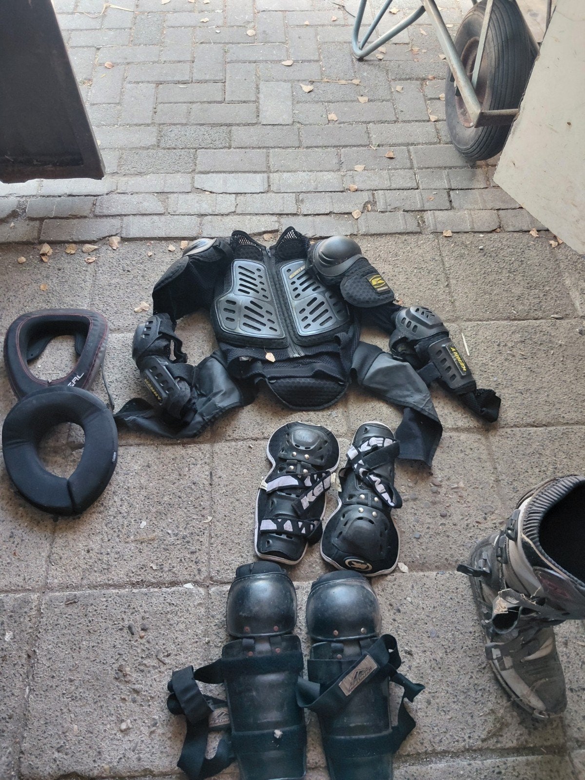Complete Motorcross Beschermingsset - Tweedehands, Motoren, Kleding | Motorkleding, Ophalen of Verzenden, Tweedehands, Laarzen