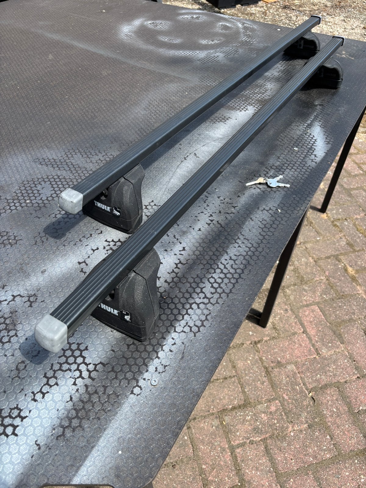 Thule dakdragers volkswagen caddy, Ophalen, Gebruikt