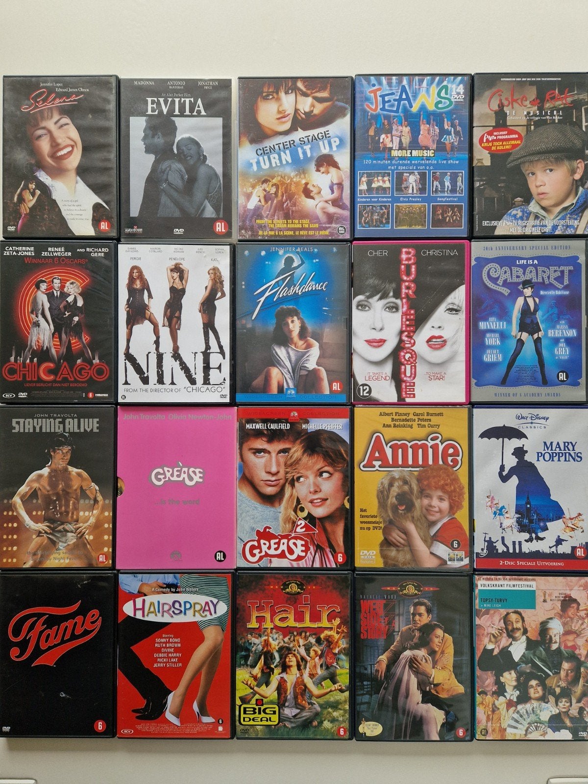 Musical DVD Pakket, Cd's en Dvd's, Dvd's | Muziek en Concerten, Muziek en Concerten, Verzenden