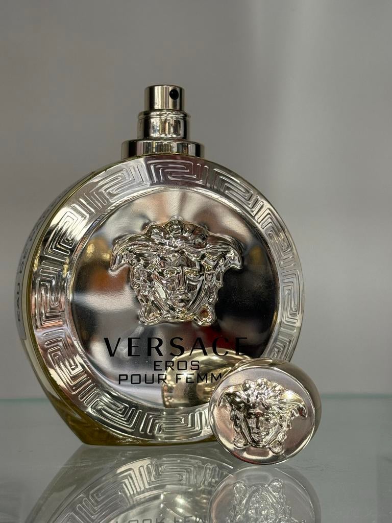 Versace Eros Pour Femme EDP Tester 100ml, Frankrijk, Ophalen of Verzenden, Zo goed als nieuw, Luxe parfum