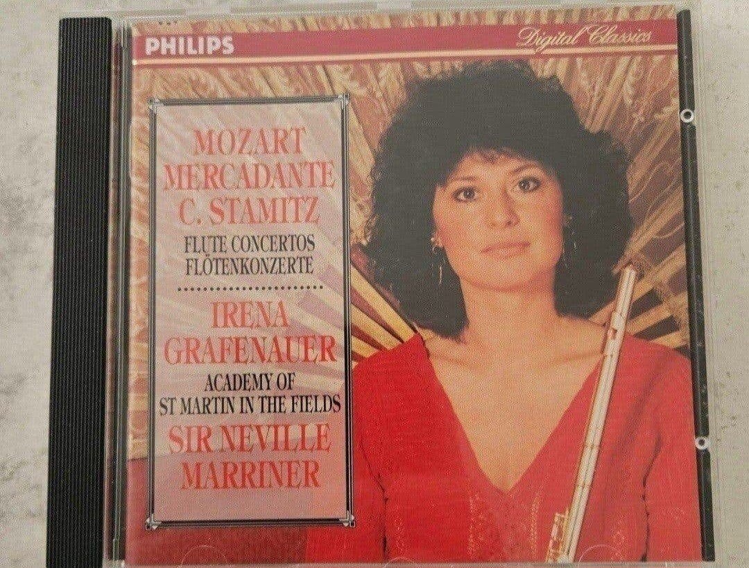 Mozart, Mercadante, Stamitz - Flute Concertos (Irena Grafena, Ophalen of Verzenden, Classicisme, Zo goed als nieuw, Orkest of Ballet