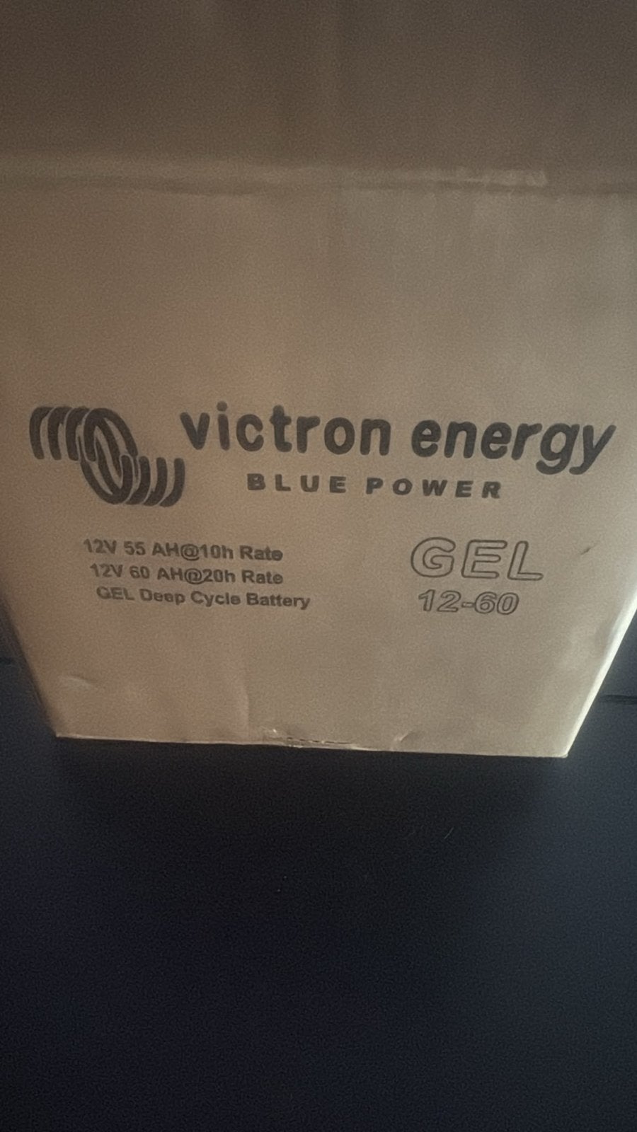 Nieuwe Victron Energy GEL 12V 60Ah accu in doos, Ophalen of Verzenden, Nieuw, Oplaadbaar