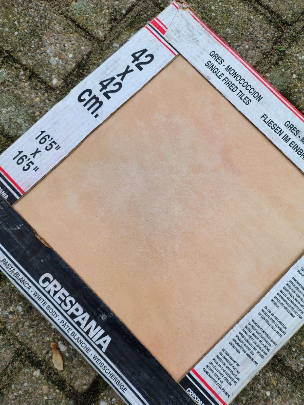Grespania Vloertegels 42x42 cm - Nieuw in doos, Ophalen, 40 tot 60 cm, 40 tot 60 cm, Keramiek