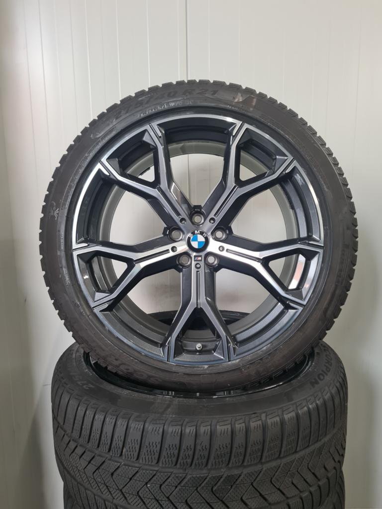 21' BMW X5 G05 X6 G06 Styling 741M met winterbanden 7mm+, Auto-onderdelen, Banden en Velgen, Ophalen, 275 mm, Banden en Velgen