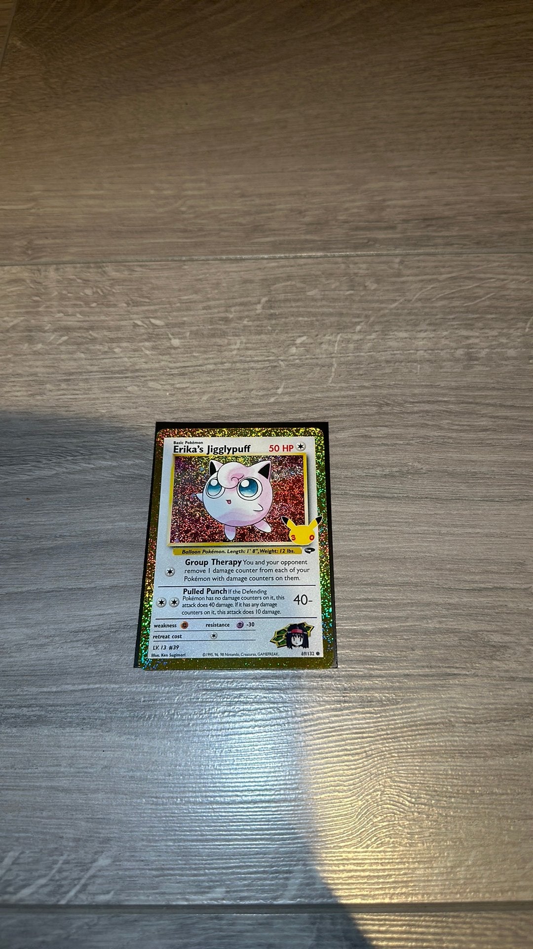 Erika’s Jigglypuff 69/132 - 30Th Celebration, Ophalen of Verzenden, Zo goed als nieuw