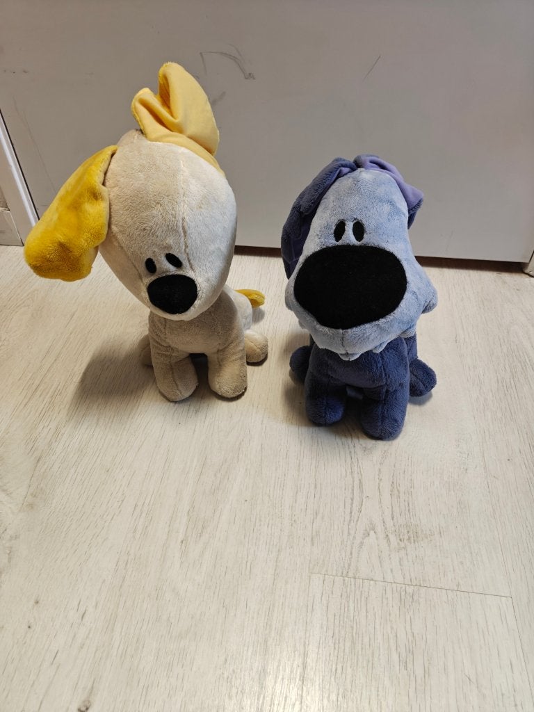 Woezel en Pip knuffels, Gebruikt, Overige karakters, Middelgroot (20 tot 80 cm), Hond