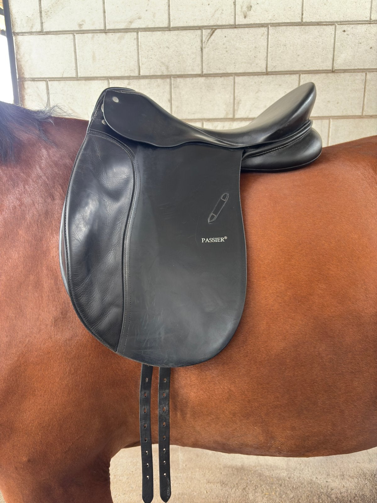 Passier Corona dressuurzadel 18” met aanpasbare boom!, Dieren en Toebehoren, Gebruikt, Passier, Dressuur, XL (18 inch of meer)