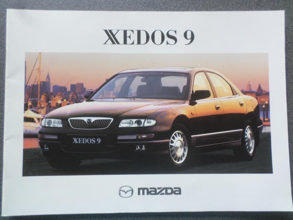 Mazda Xedos 9 1998 Brochure, Boeken, Auto's | Folders en Tijdschriften, Ophalen of Verzenden, Zo goed als nieuw, Mazda