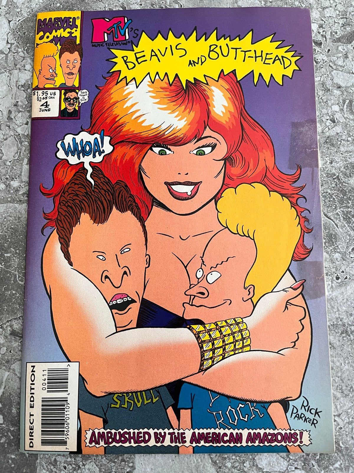 Beavis and Butt-Head Comic - Marvel Comics (1994), Eén comic, Ophalen of Verzenden, Gelezen, Amerika
