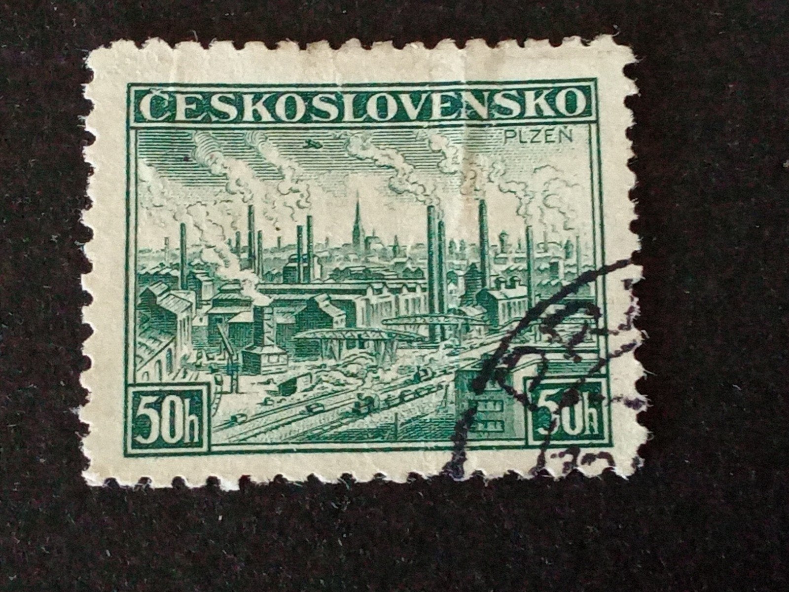 Klassiek Tsjechoslowakije 70, Postzegels en Munten, Postzegels | Europa | Overig, Verzenden, Overige landen, Gestempeld
