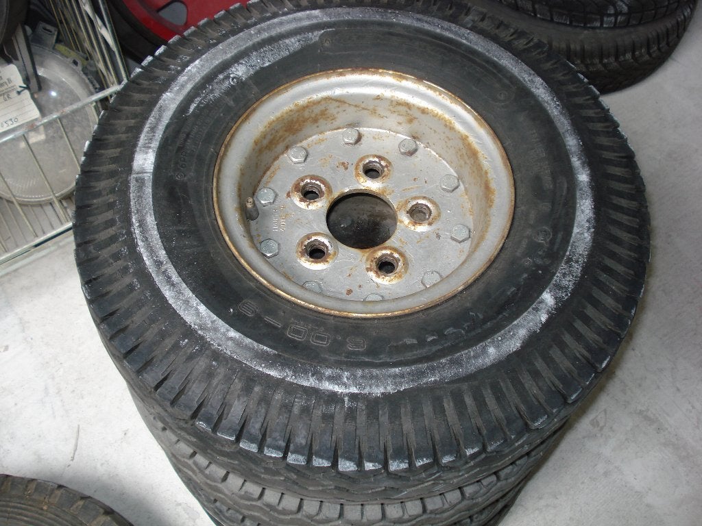 aanhang wagen wielen, Ophalen, Gebruikt