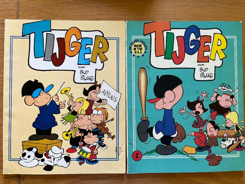 Tijger - Bud Blake, Gelezen, Ophalen of Verzenden, Bud Blake, Meerdere stripboeken