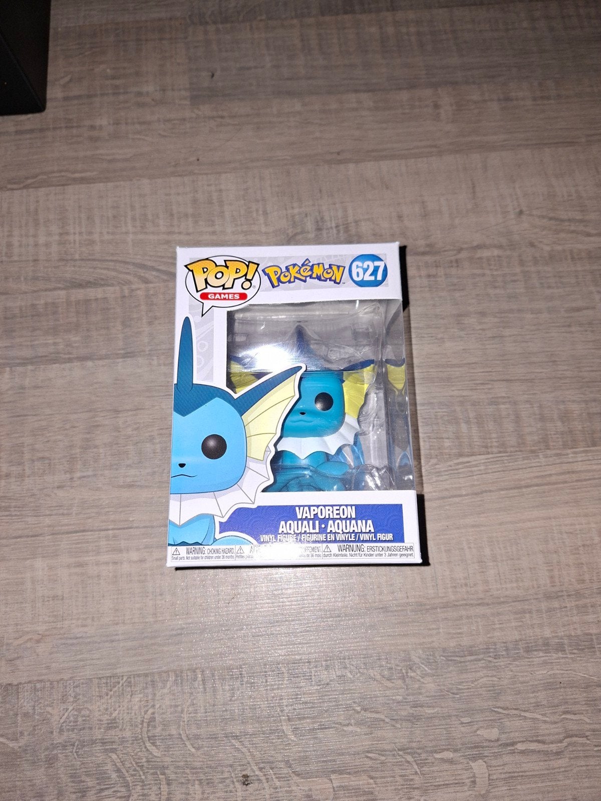 Funko Pop! Pokémon 627 Vaporeon Aquali Aquana, Ophalen of Verzenden, Zo goed als nieuw