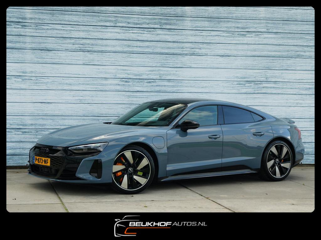 Audi E-tron GT Exclusive 93 kWh Panorama Stoelkoeling Soh94%, Auto's, Automaat, 479 km, Gebruikt, 93 kWh