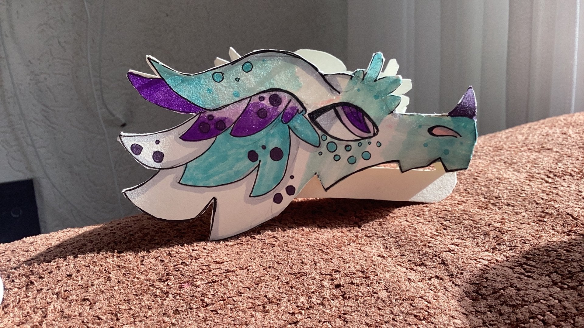 Mini dragon puppet, Ophalen of Verzenden, Zo goed als nieuw
