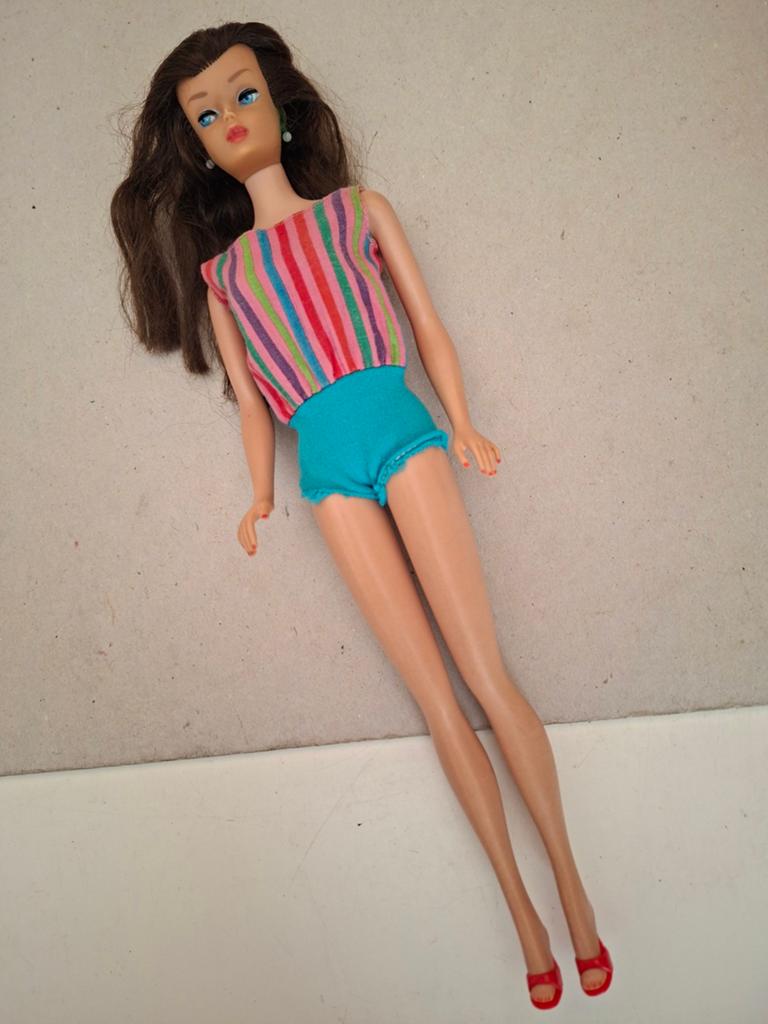 Swirl ponytail barbie pop mattel doll vintagetoys speelgoed, Verzenden, Gebruikt, Fashion Doll