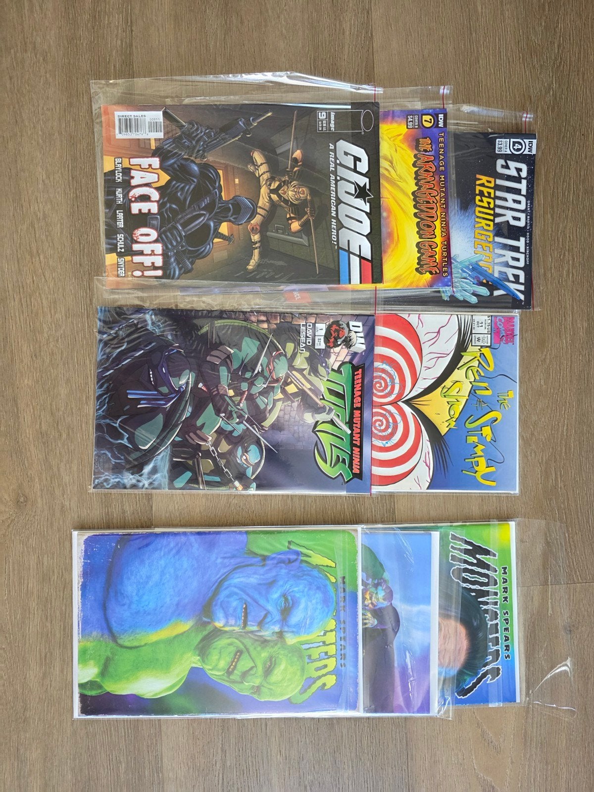 Lot van 8 verschillende comics: G.I. Joe, Star Trek, Turtles, Boeken, Meerdere comics, Ophalen of Verzenden, Gelezen, Amerika