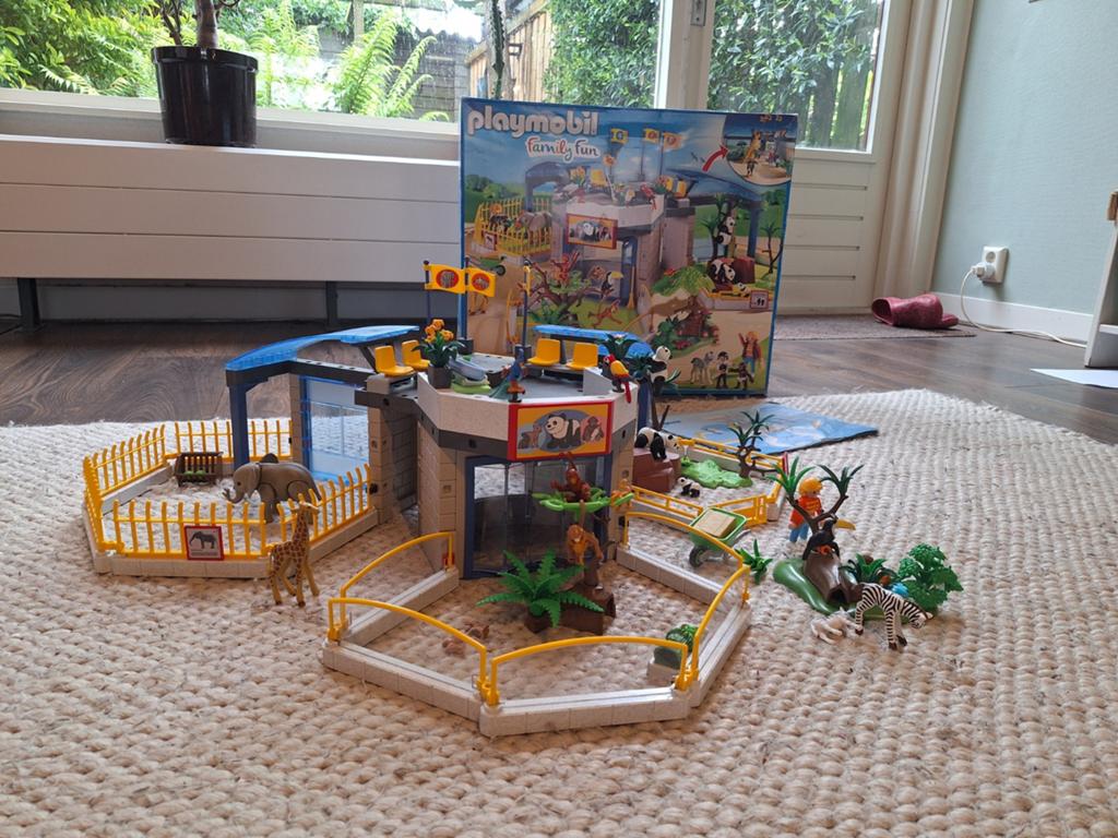 Dierentuin playmobil, Kinderen en Baby's, Speelgoed | Playmobil, Ophalen, Zo goed als nieuw, Complete set