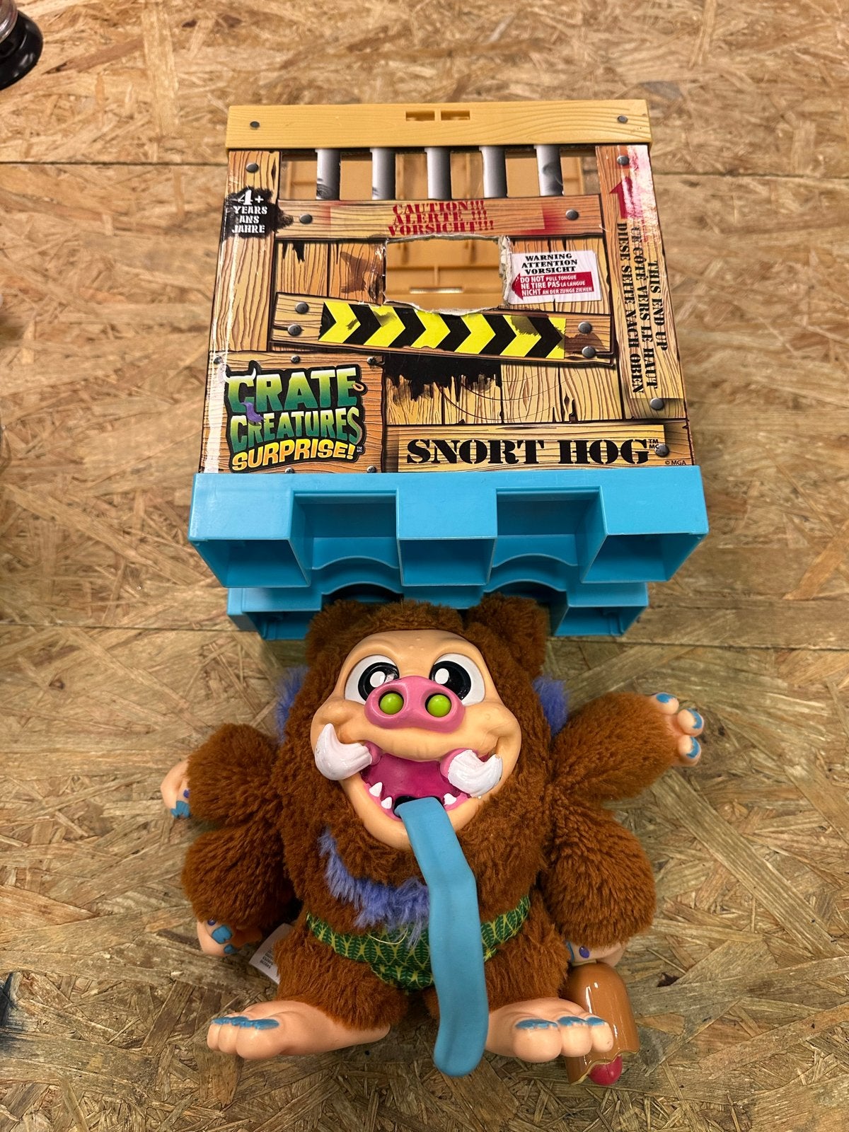Crate Creatures Surprise! Snort Hog - Interactief Speelgoed, Ophalen of Verzenden, Zo goed als nieuw, Jongen of Meisje