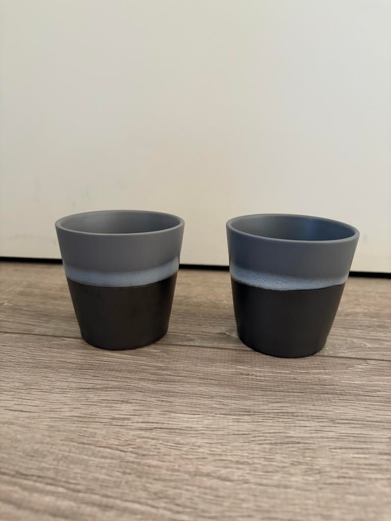 2 nieuwe koffiekopjes, Keramiek, Nieuw, Ophalen of Verzenden, Overige stijlen