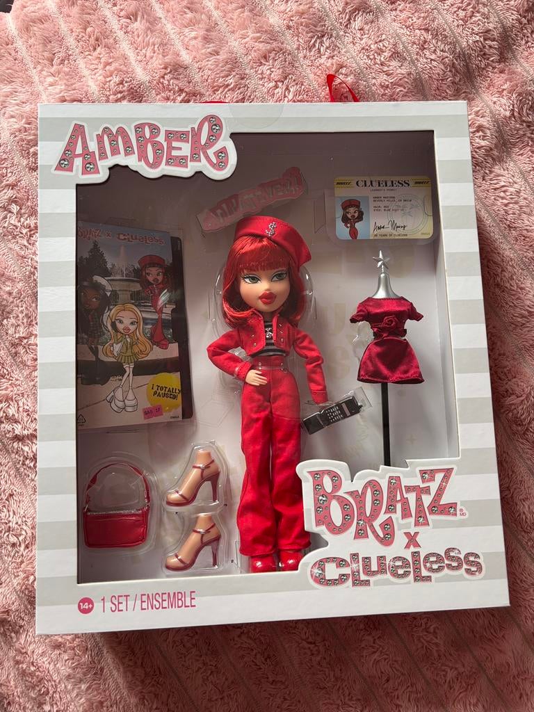 Bratz Clueless Amber NEW, Ophalen of Verzenden, Nieuw, Fashion Doll, Levensecht of Reborn