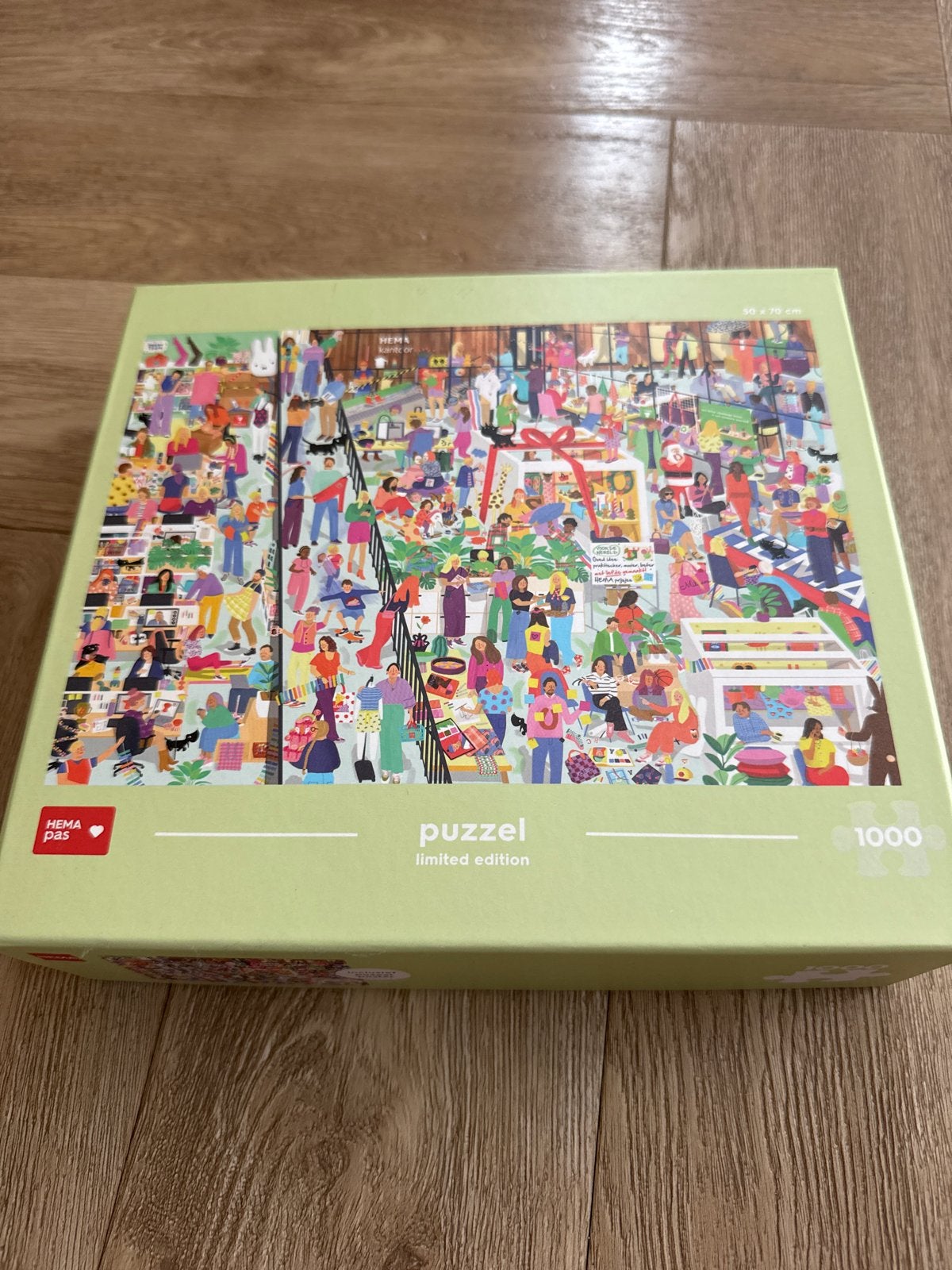 Hema Puzzel Limited Edition 1000 stukjes, Ophalen, 500 t/m 1500 stukjes, Nieuw, Legpuzzel
