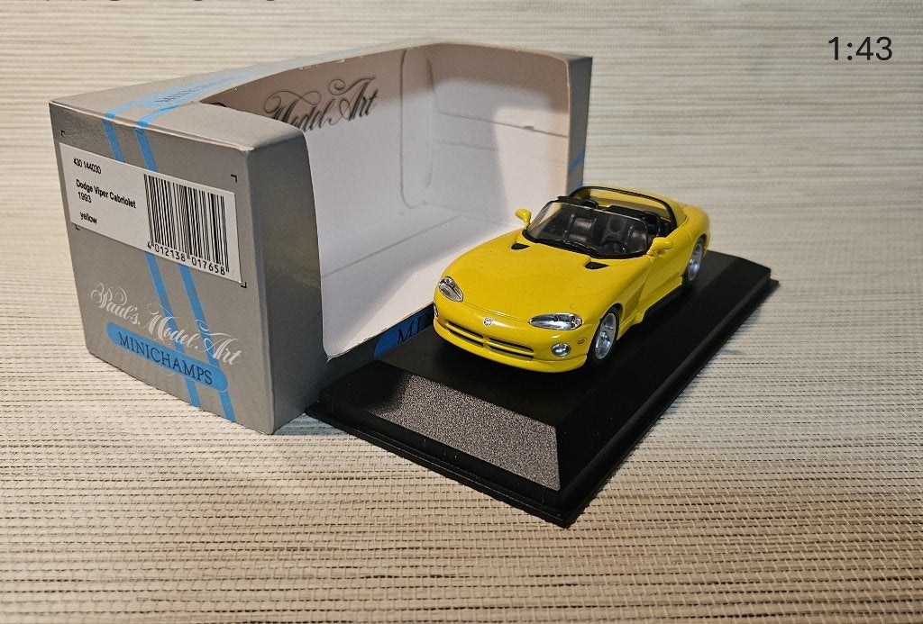 minichamps dodge, Ophalen of Verzenden, Zo goed als nieuw, Auto, MiniChamps