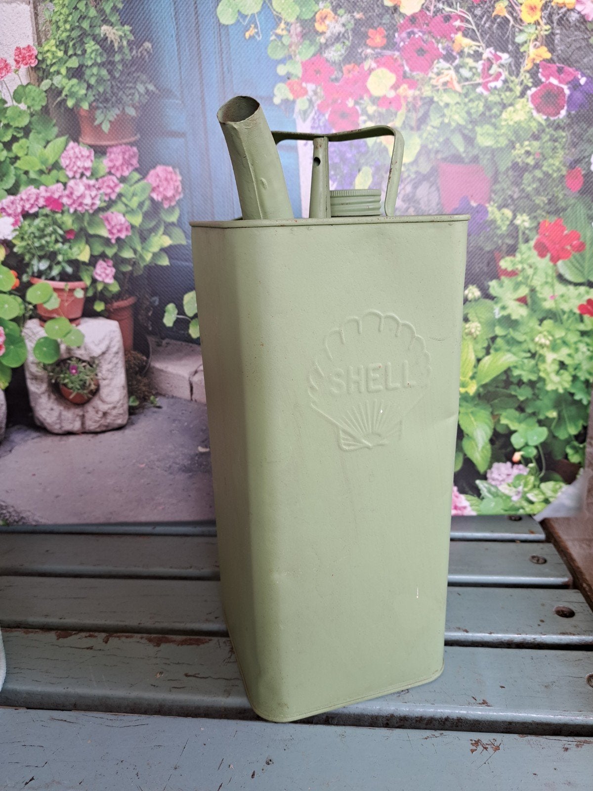 shell olieblik 1963, Verzamelen, Ophalen of Verzenden, Gebruikt, Overige