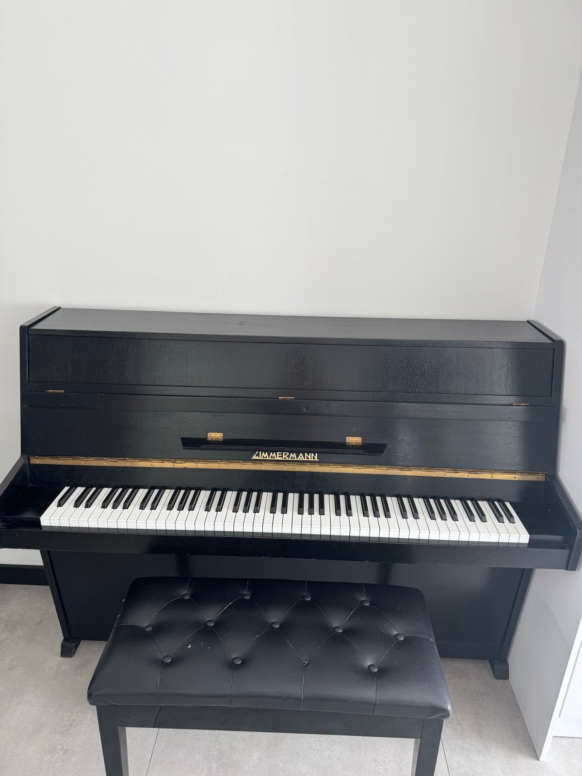 Zimmermann zwarte Piano, Ophalen, Gebruikt, Zwart, Piano