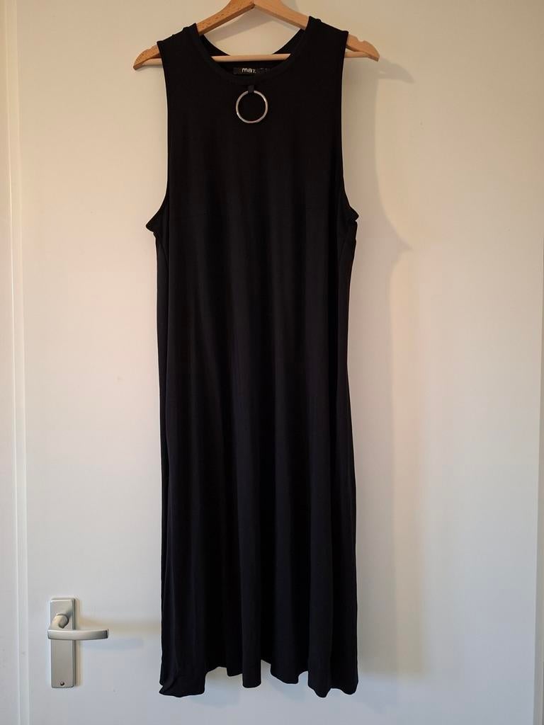 Mat. Mat fashion jurk zomerjurk overgooier zwart maat 46 48, MAT Fashion, Ophalen of Verzenden, Zo goed als nieuw, Jurk