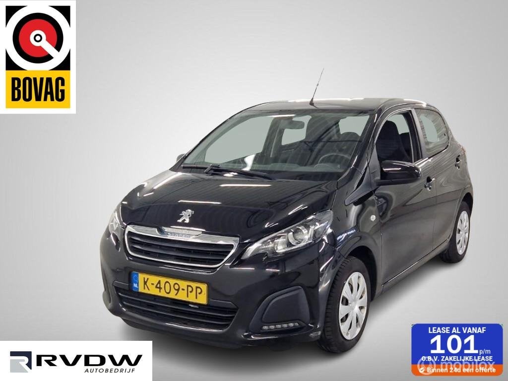 Peugeot 108 1.0 e-VTi Active✅ 2021 ✅KM 70750 ✅ SCHERPE, Auto's, Voorwielaandrijving, Euro 6, 4 stoelen, Zwart