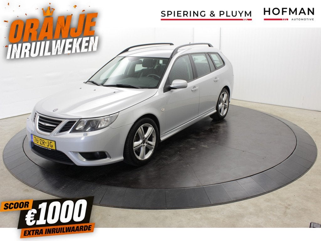 Saab 9-3 Sport Estate 2.8 T V6 Aero XWD 281PK Youngtimer NL, Auto's, Saab, Bedrijf, Te koop, Saab 9-3, 4x4, ABS, Airbags, Airconditioning