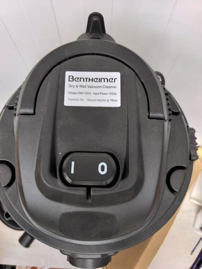 Bentheimer waterstofzuiger aszuiger 15 liter 1500 W.Nieuw!!, Witgoed en Apparatuur, Stofzuigers, Nieuw, Ophalen of Verzenden, Waterstofzuiger