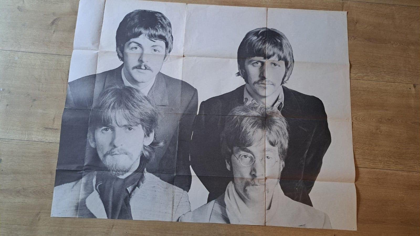 Beatles affiche / poster Pick up België, Ophalen of Verzenden, 1980 tot heden, Knipsel(s)