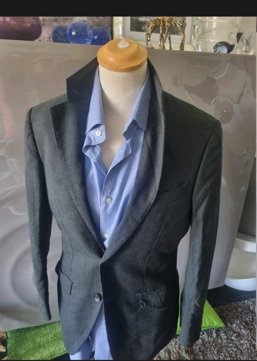 Suitsupply wollen colbert, maat 44, drop R6, groen, topstaat, Ophalen of Verzenden, Zo goed als nieuw, Groen, Maat 46 (S) of kleiner