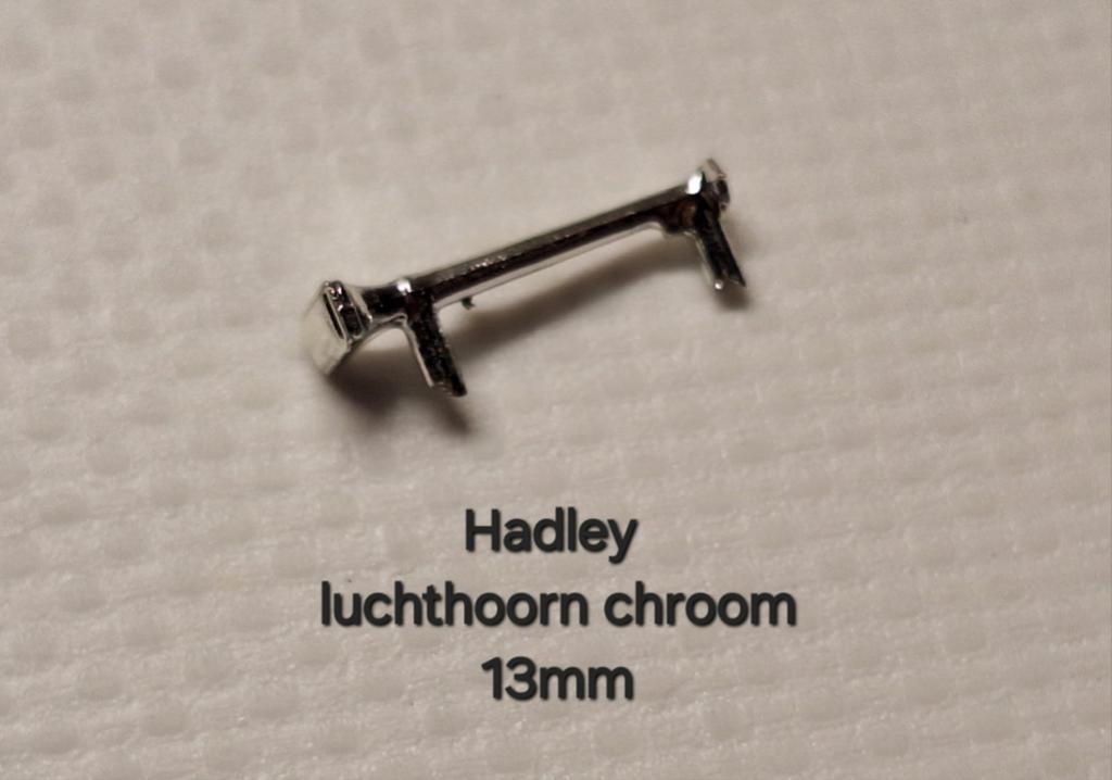 Luchthoorn 'Hadley' chroom 13mm, Hobby en Vrije tijd, Modelauto's | 1:50, Ophalen of Verzenden, Nieuw, Bus of Vrachtwagen, Tekno
