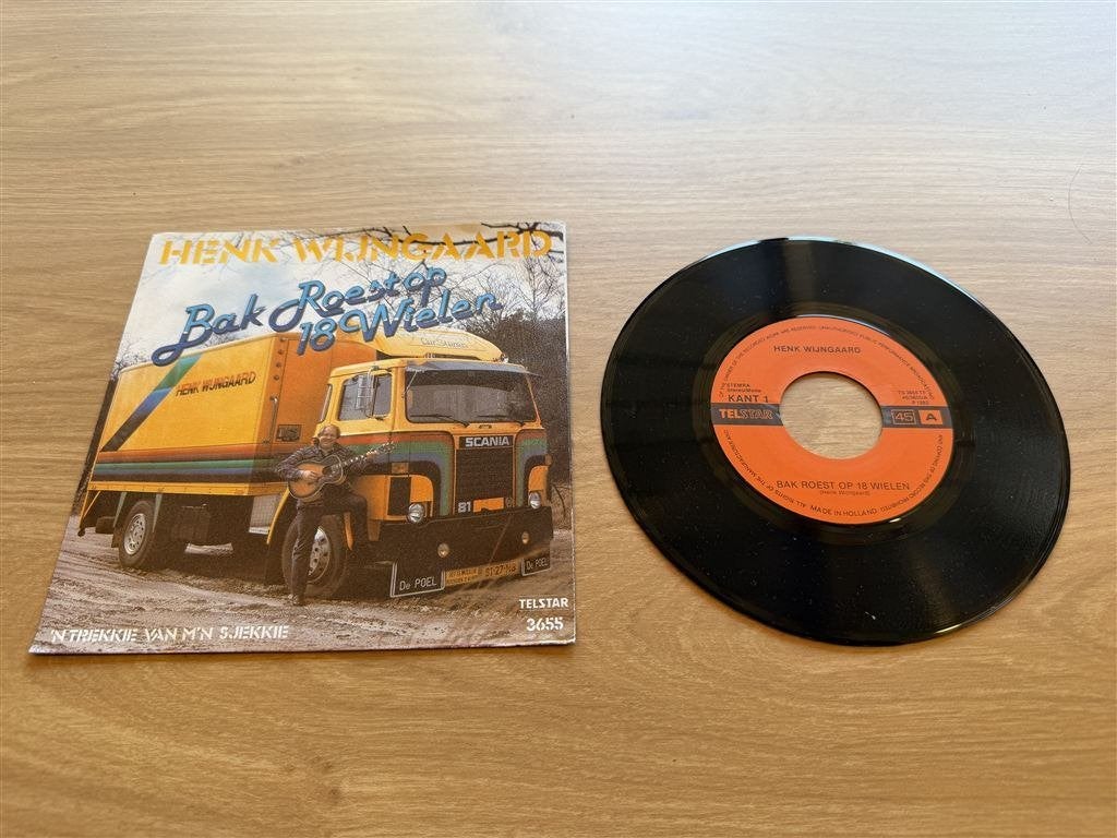 Henk wijngaard - bak roest op 18 wielen, Cd's en Dvd's, Vinyl Singles, Ophalen of Verzenden, Zo goed als nieuw, Nederlandstalig