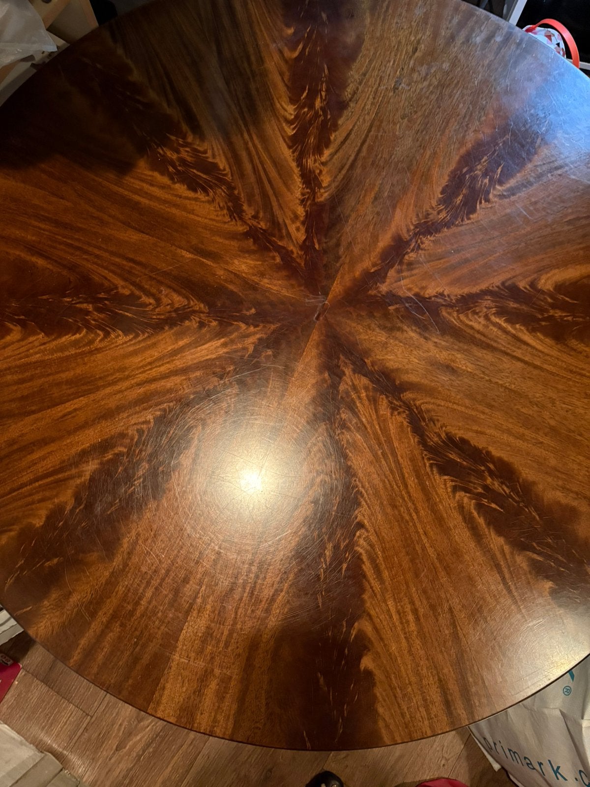 Houten salontafel, Ophalen, Gebruikt, 100 tot 150 cm, Rond
