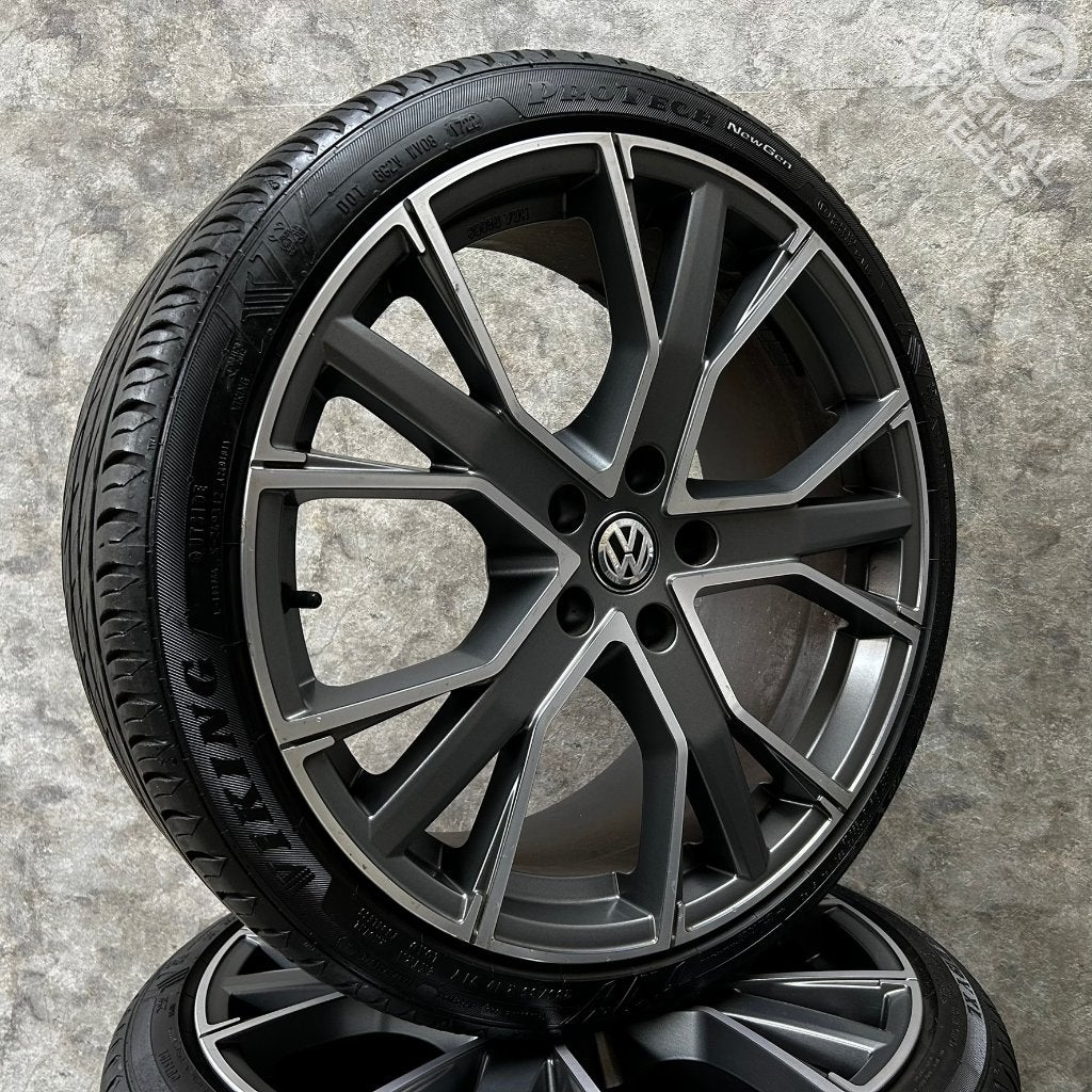 19 inch GMP Gunner velgen + zomerbanden VW Golf Caddy, 19 inch, Gebruikt, Banden en Velgen, Ophalen of Verzenden
