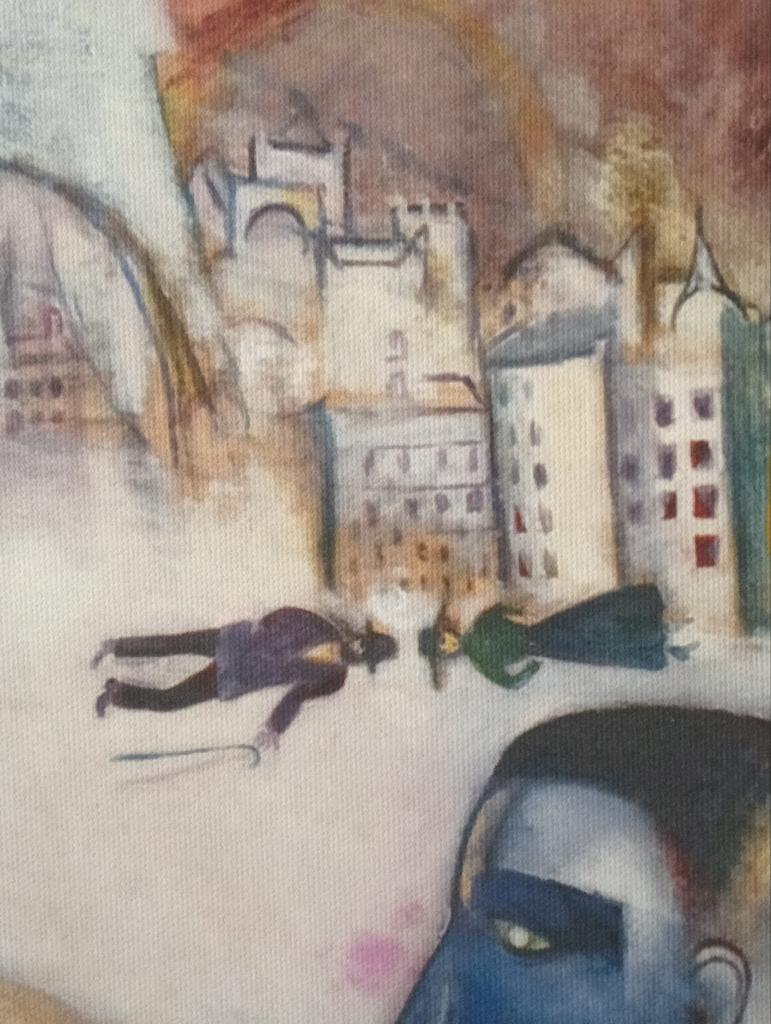 Marc Chagall canvas print Parijs Paris, Ophalen of Verzenden