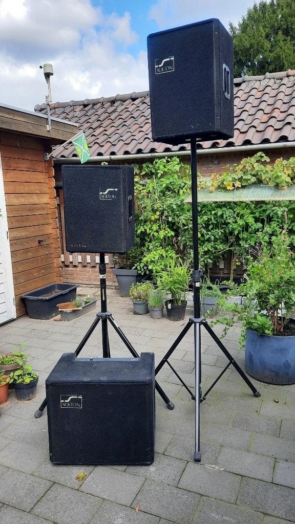 P.A. luidsprekerboxen Solton.
