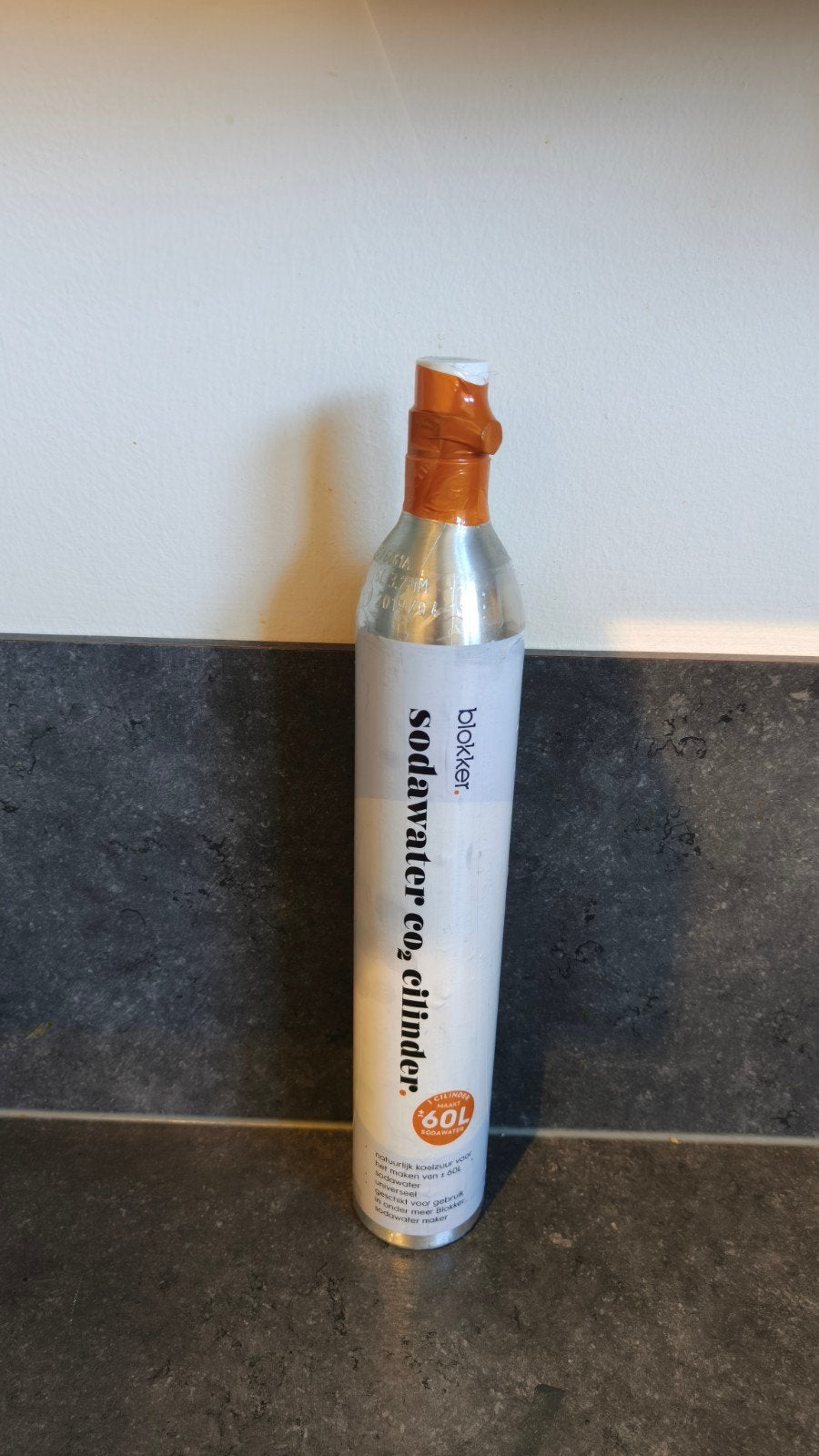 Blokker Sodawater CO2 cilinder 60L, Ophalen of Verzenden, Nieuw