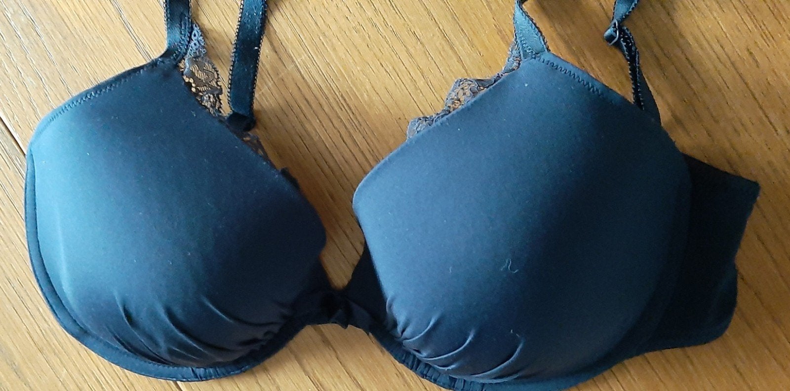 half cup BH 85D HUNKEMÖLLER, Hunkemöller, Ophalen of Verzenden, Blauw, BH