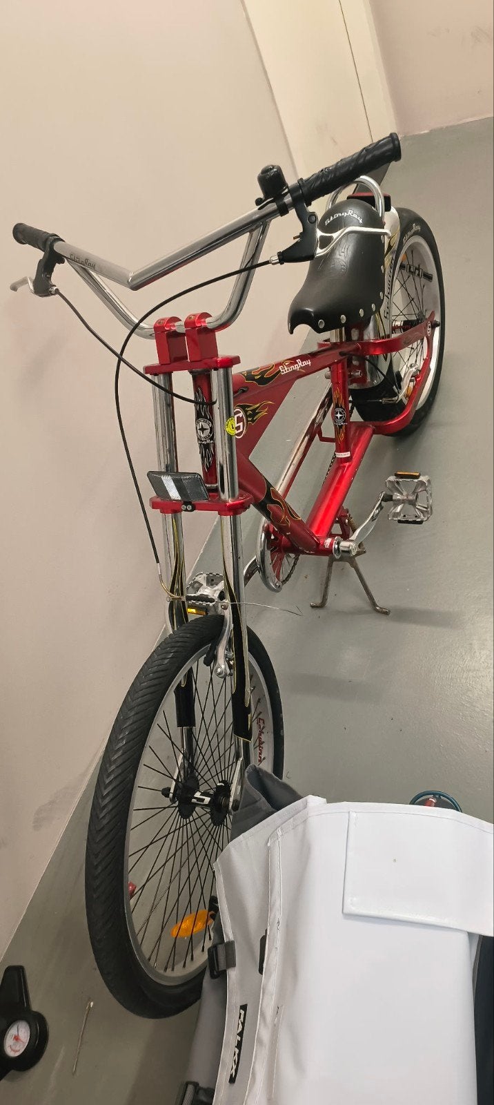 Schwinn Sting-Ray Chopper Fiets - Rood, Gebruikt, Gebruikt, Staal, 20 tot 24 inch, Ophalen of Verzenden
