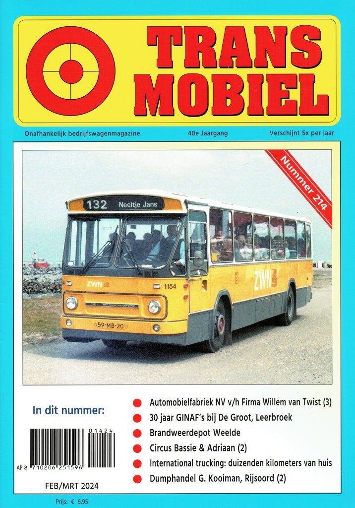 Transmobiel 2024 nr. 214, Boeken, Verzenden, Zo goed als nieuw, Algemeen