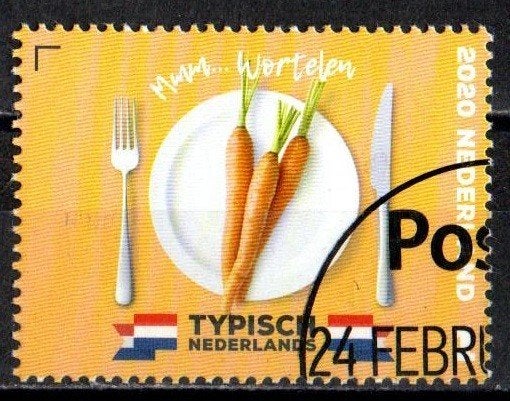 Nederland nr. 3834 Typisch Nederland Wortelen gestempeld, Ophalen of Verzenden, Na 1940, Gestempeld