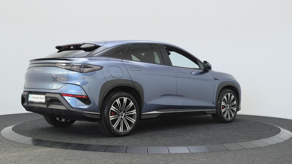 BYD SEALION 7 Design AWD 82.5 kWh | Panoramadak | Leder | St, Auto's, BYD, 12 maanden, 0 cilinders, Zwart, Blauw