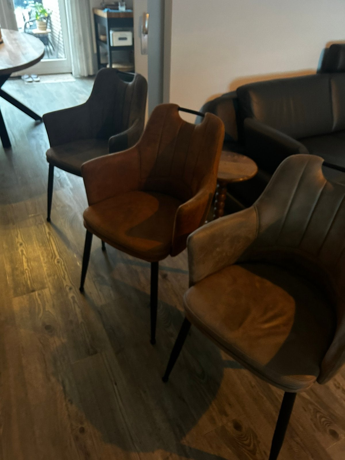 Eetkamerstoelen, Ophalen, Overige kleuren, Drie, Zo goed als nieuw